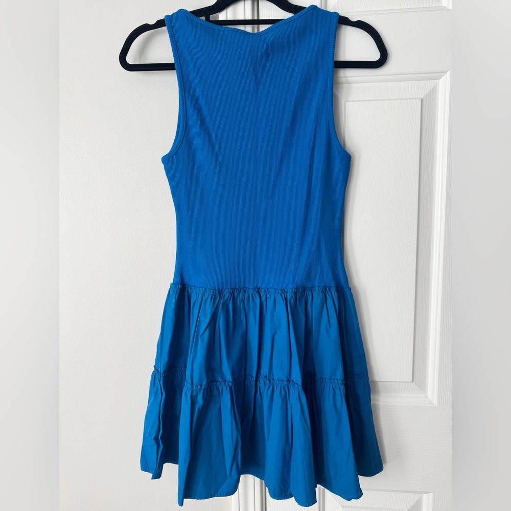 Anthropologie Daily Practice Rib Tank Drop-Waist Twofer Mini Dress, Size S - Picture 10 of 11